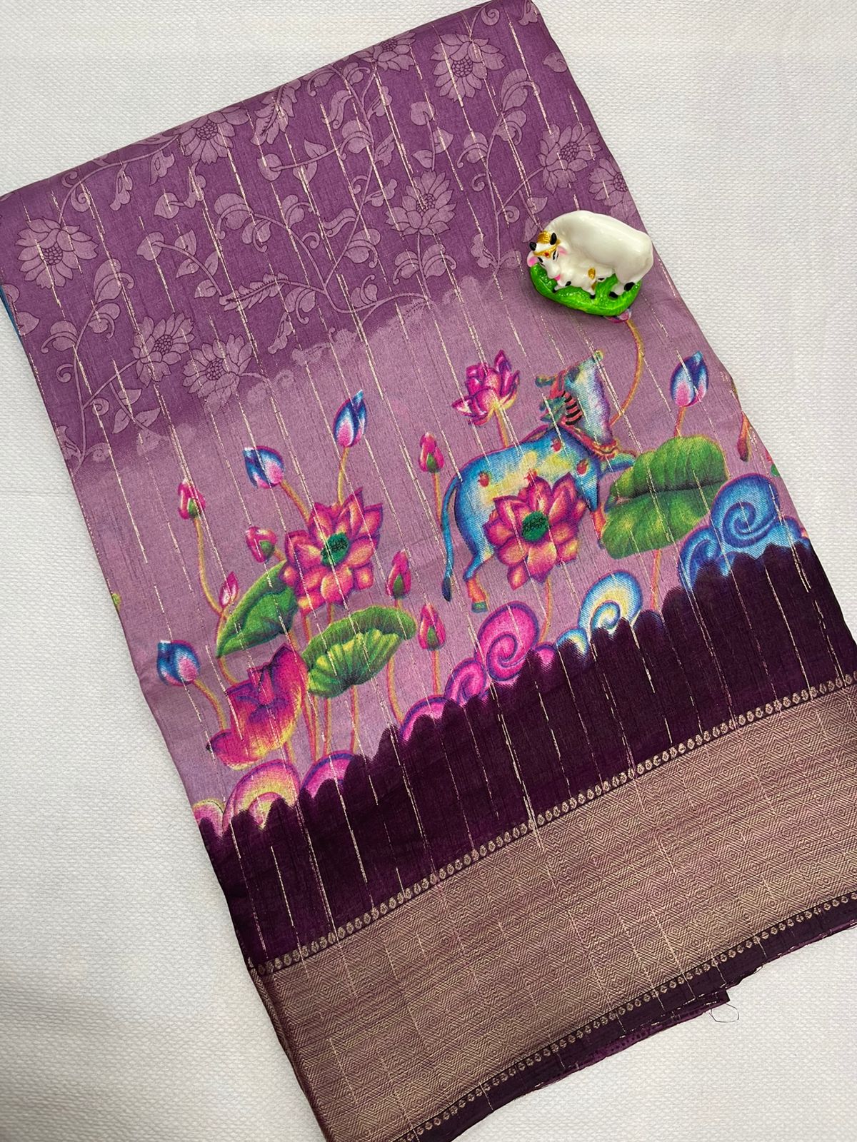 Beautiful Pichwai digital print saree
