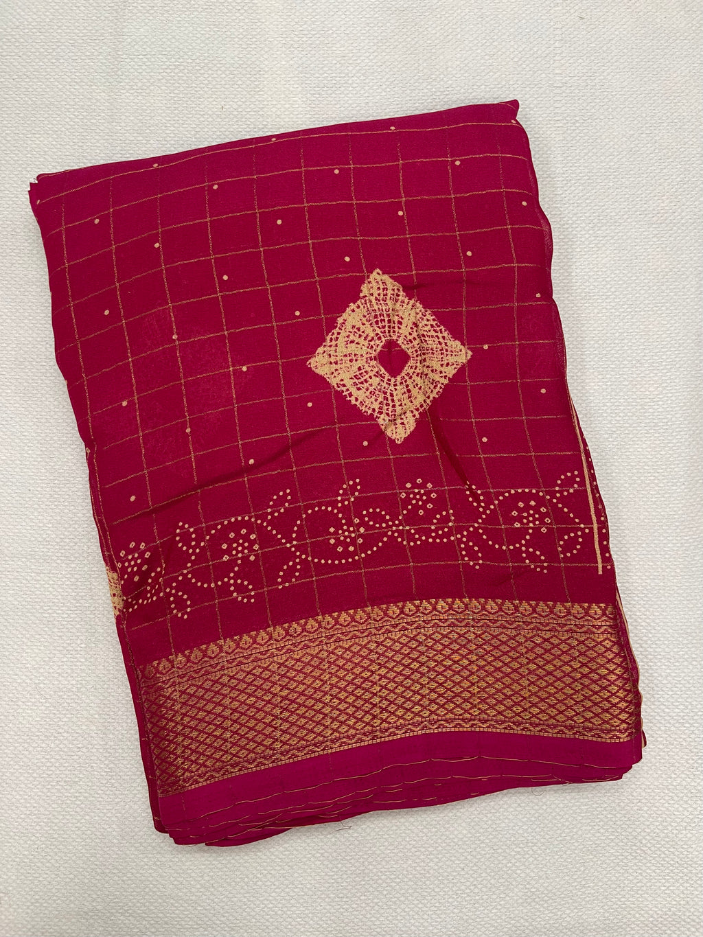 Viscose georgette saree