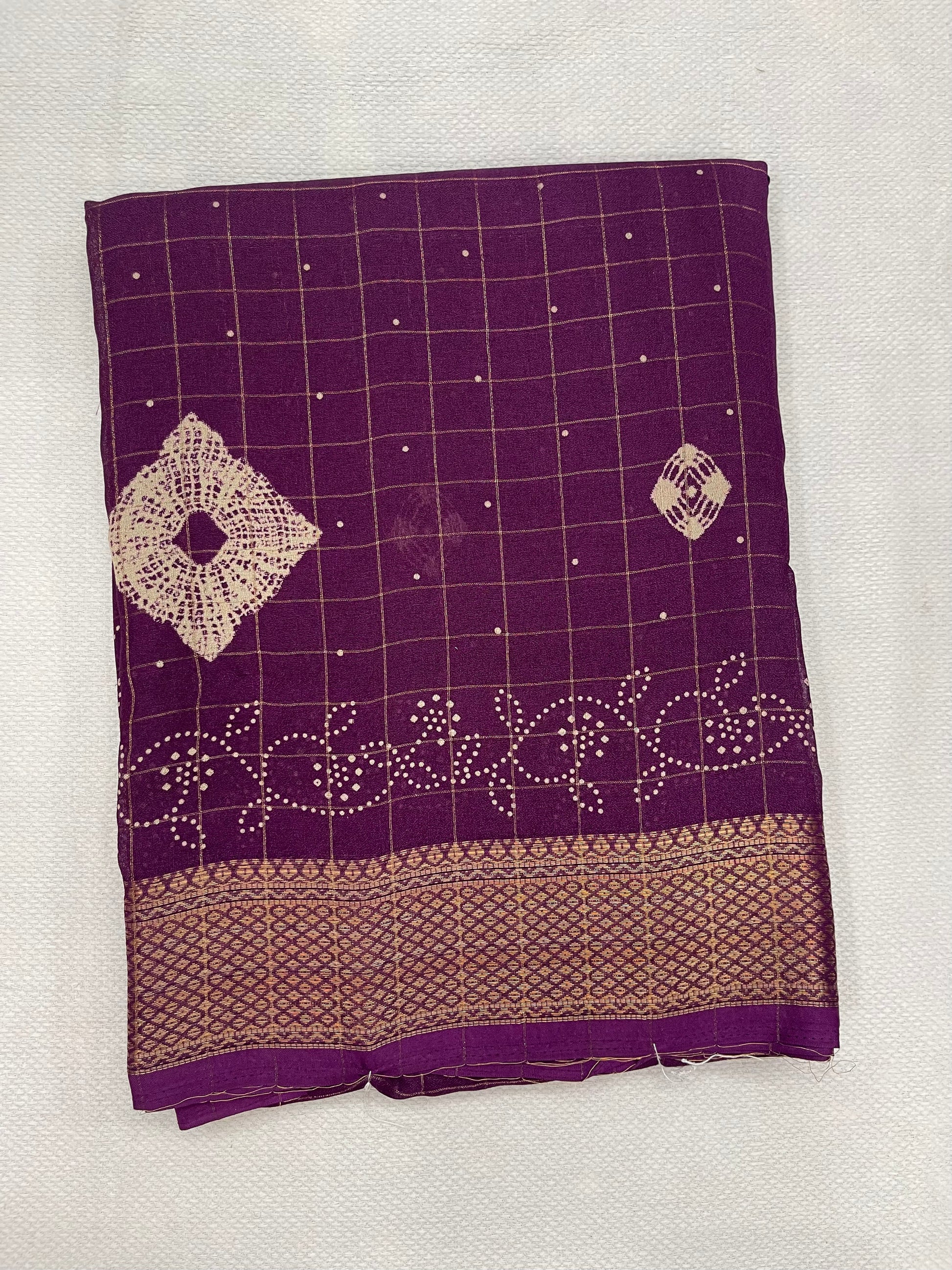 Viscose georgette saree