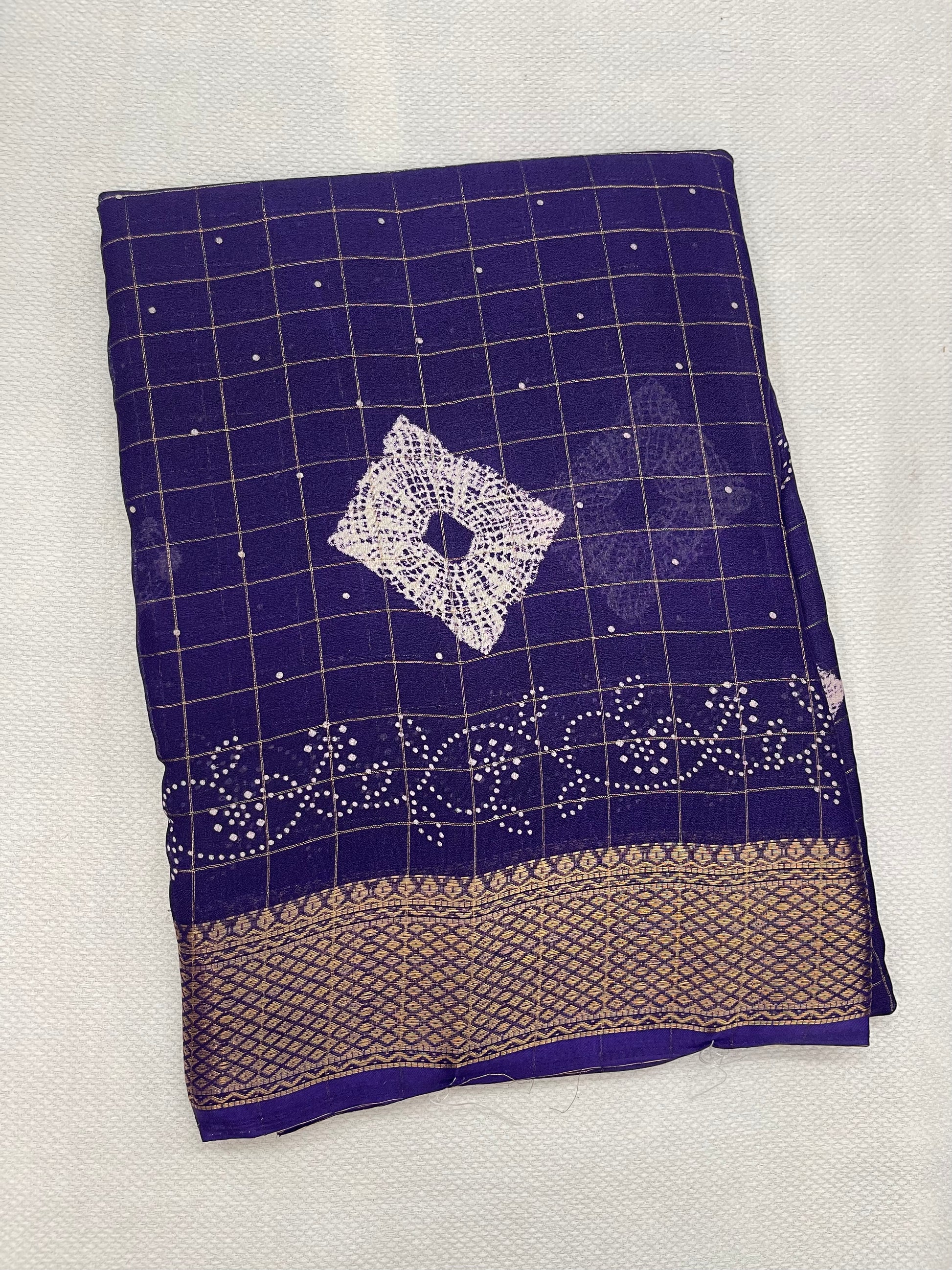 Viscose georgette saree