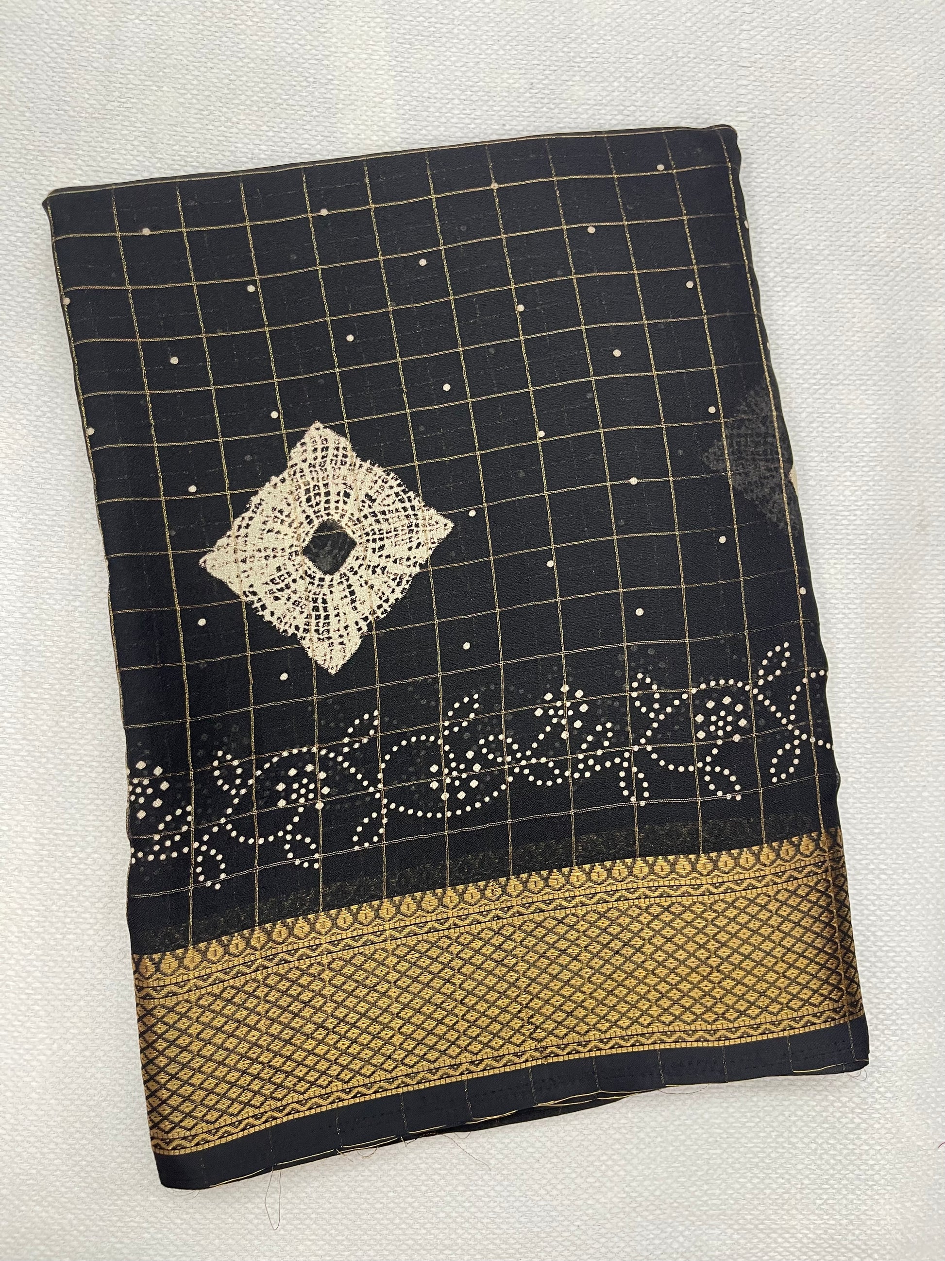 Viscose georgette saree