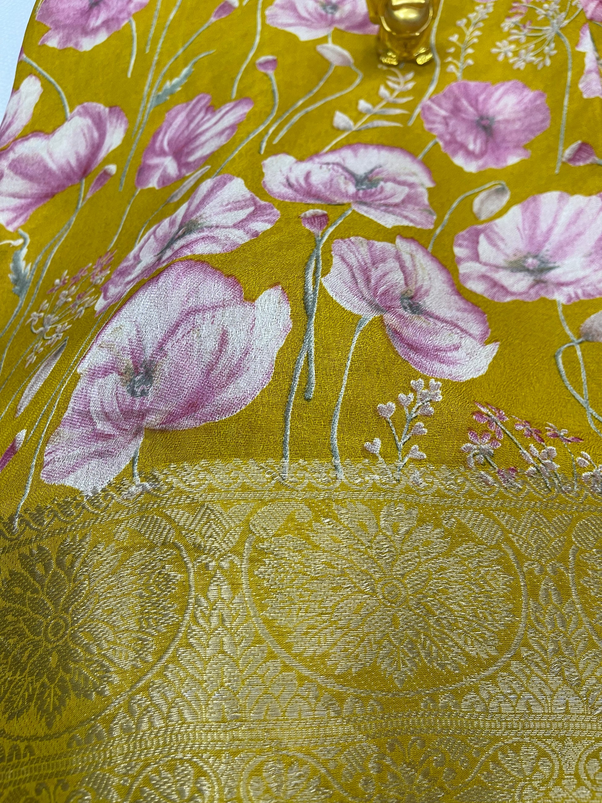 Viscose georgette saree