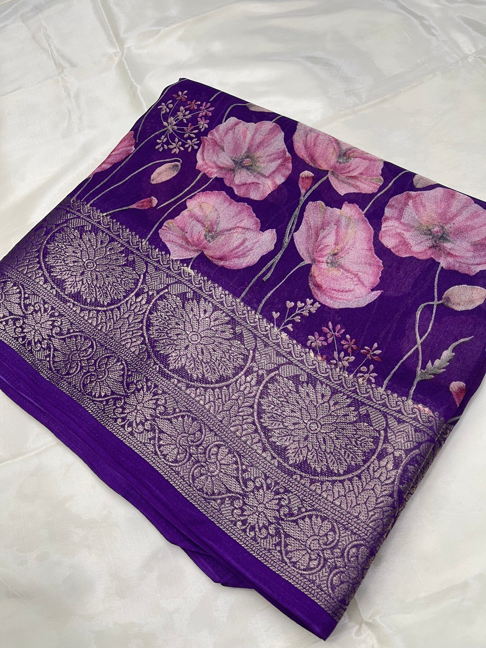 Fancy floral georgette