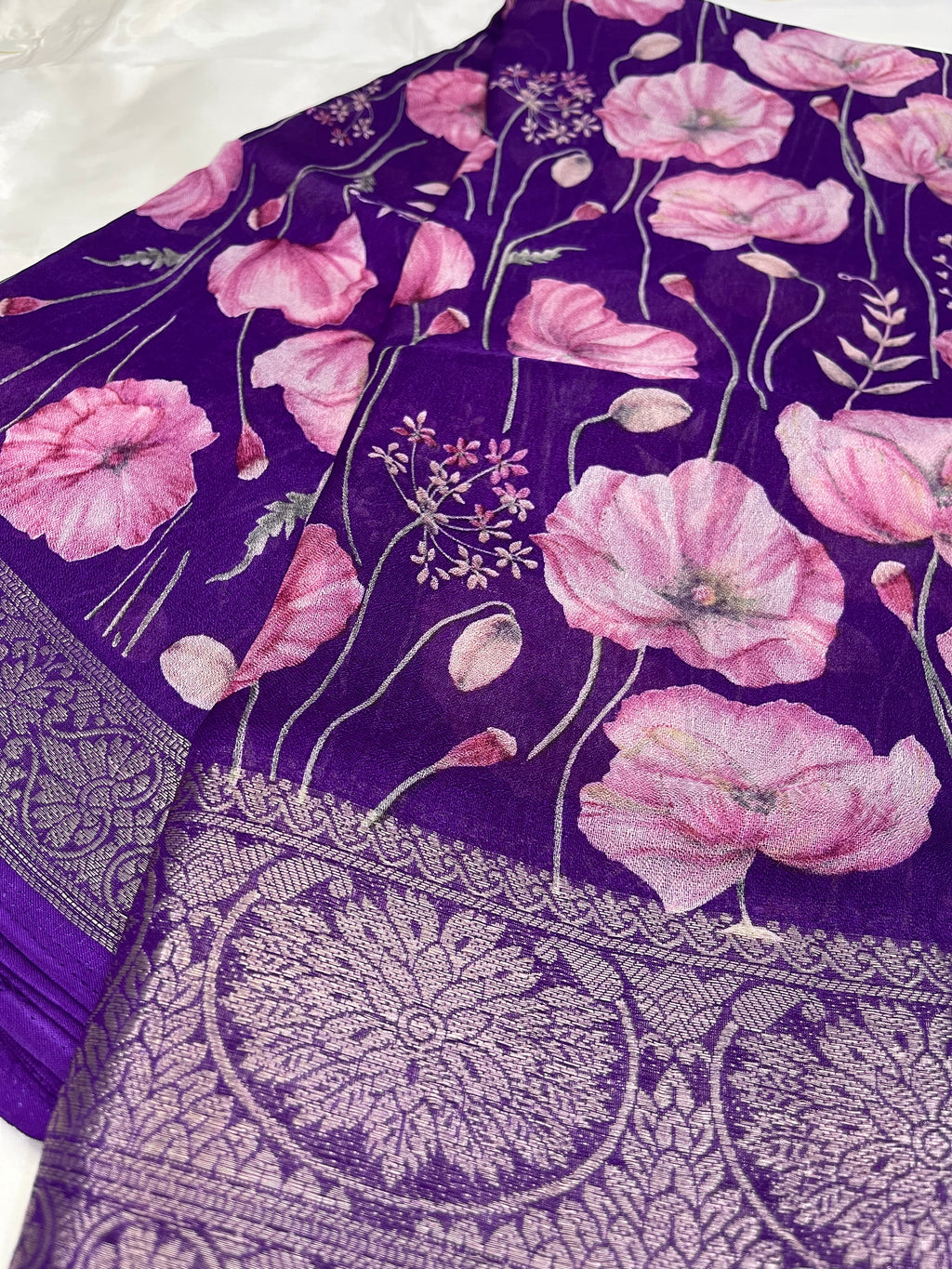 Fancy floral georgette