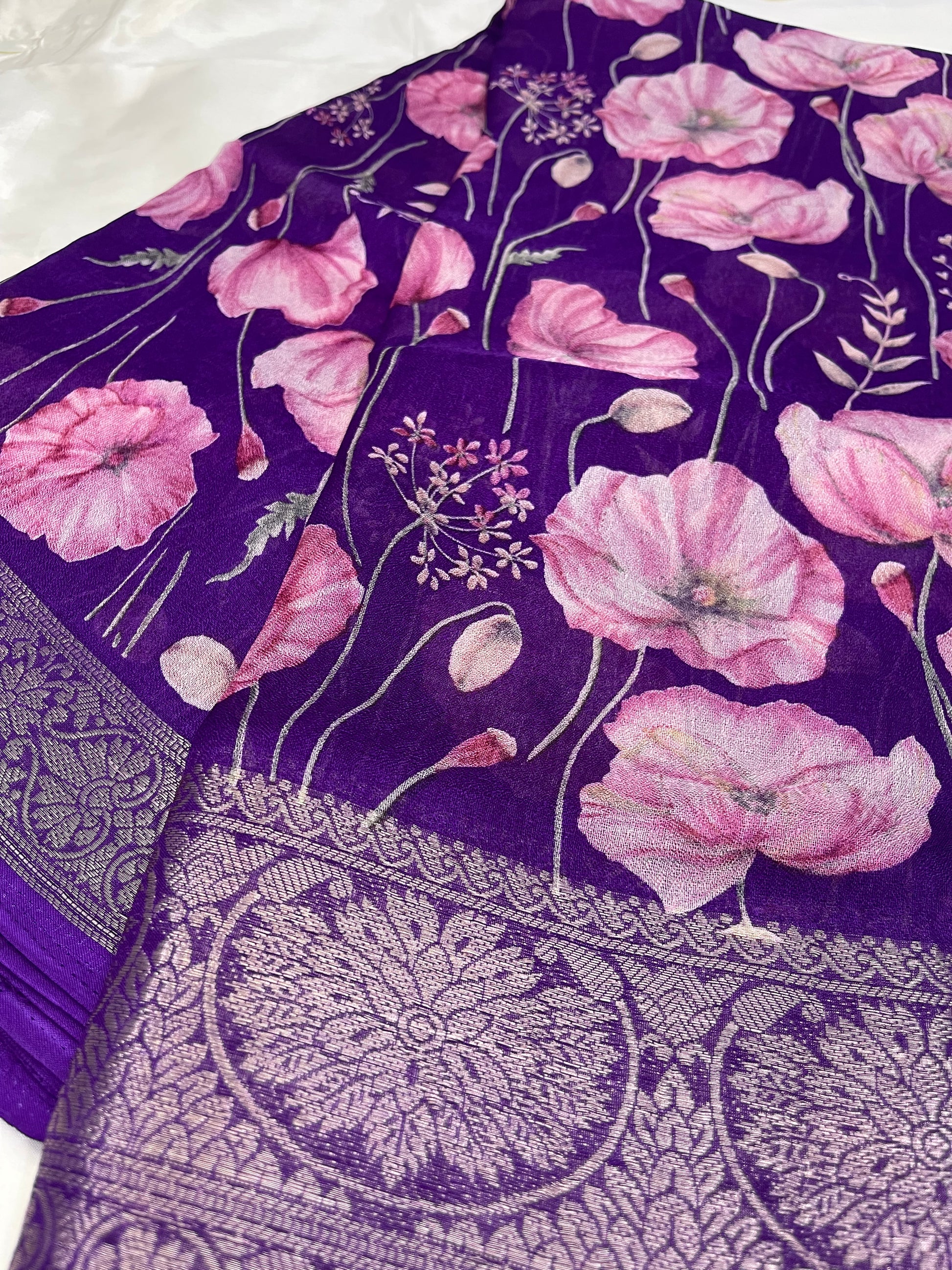 Fancy floral georgette