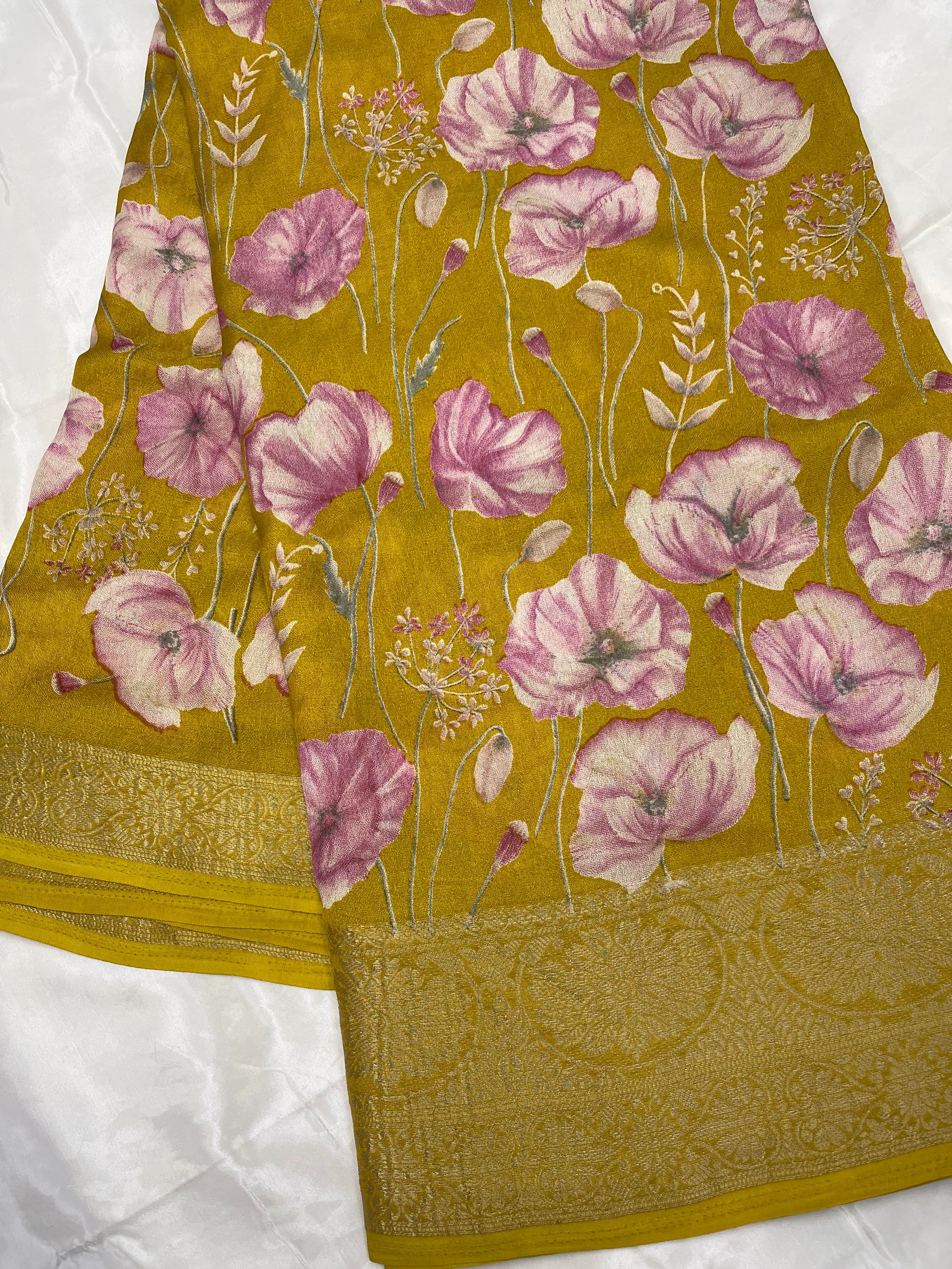 Fancy floral georgette