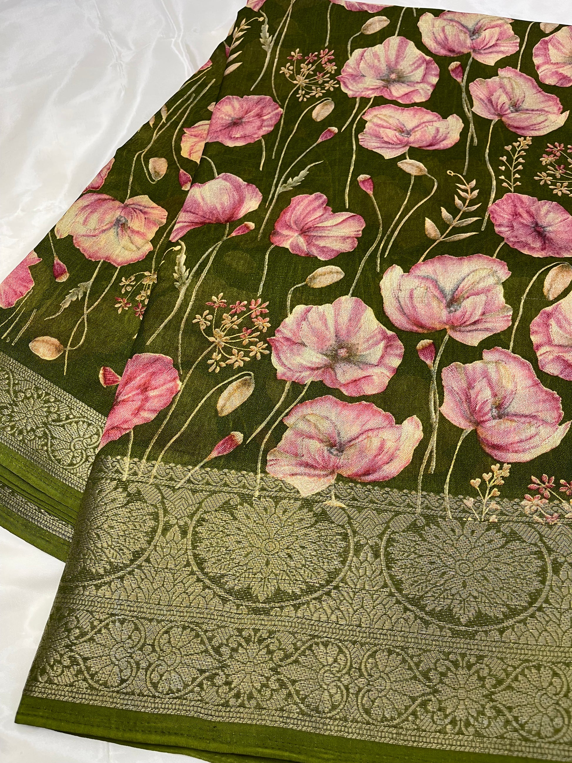 Fancy floral georgette