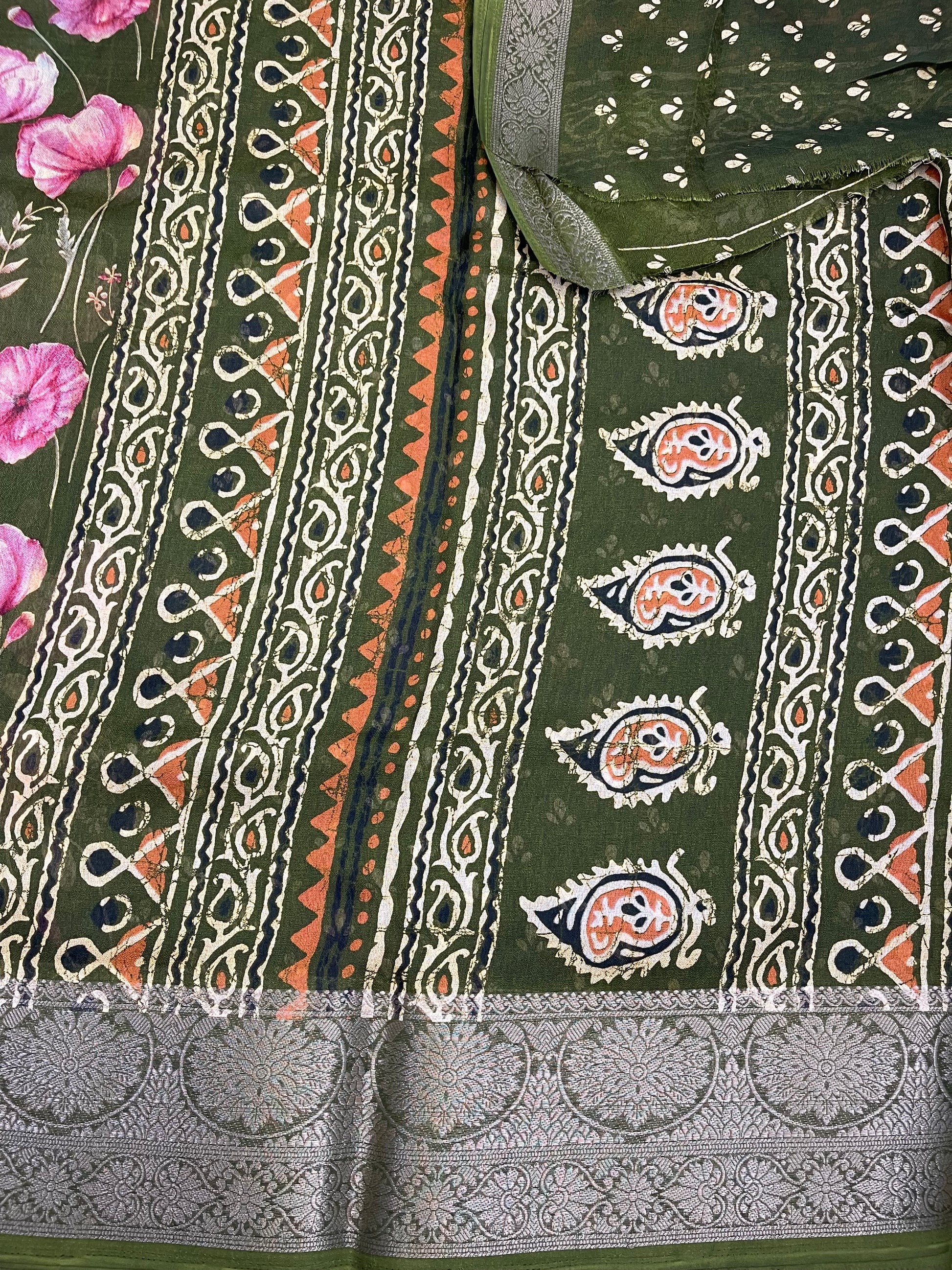 Fancy floral georgette