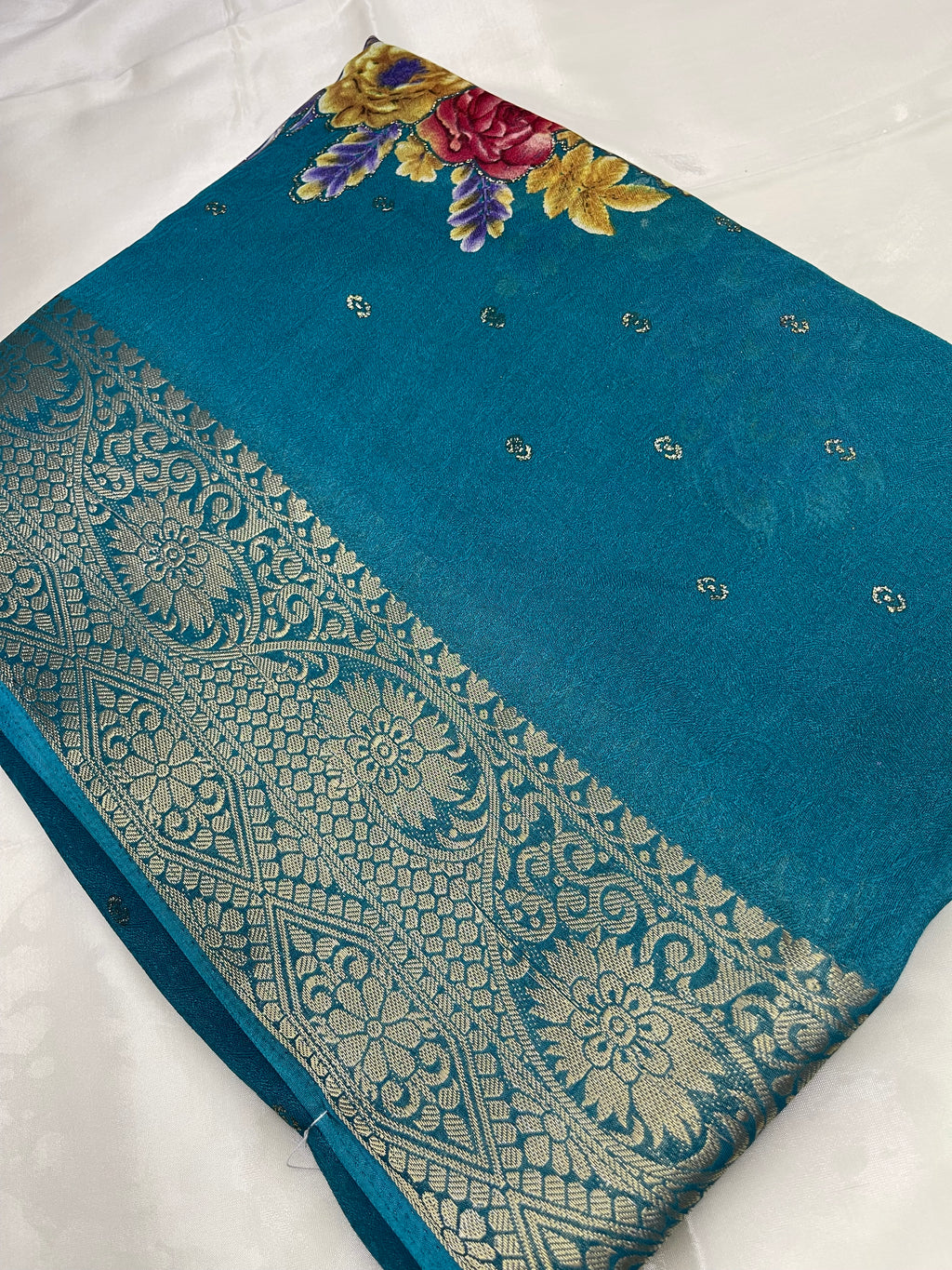 Chinon georgette sarees