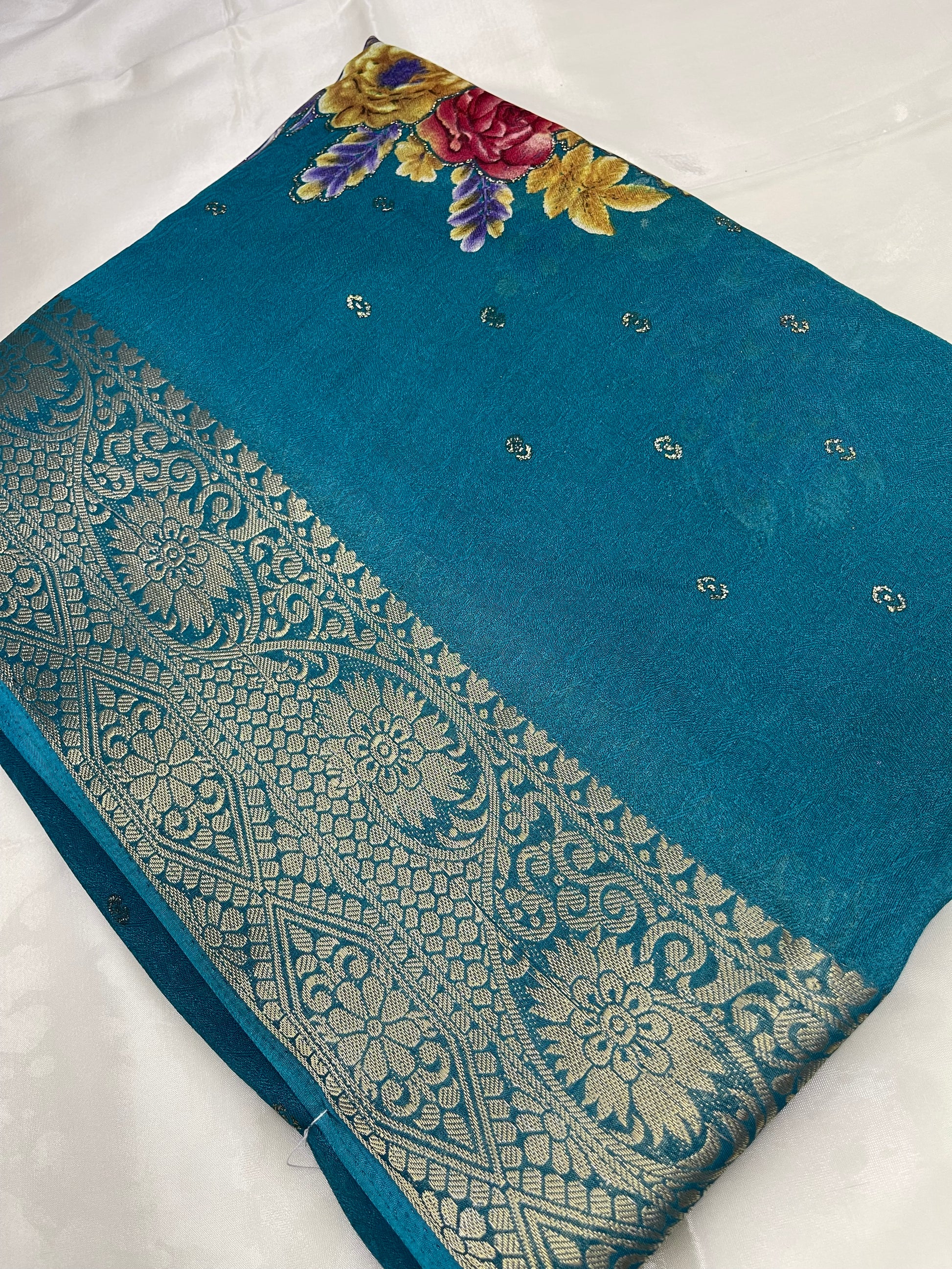 Chinon georgette sarees