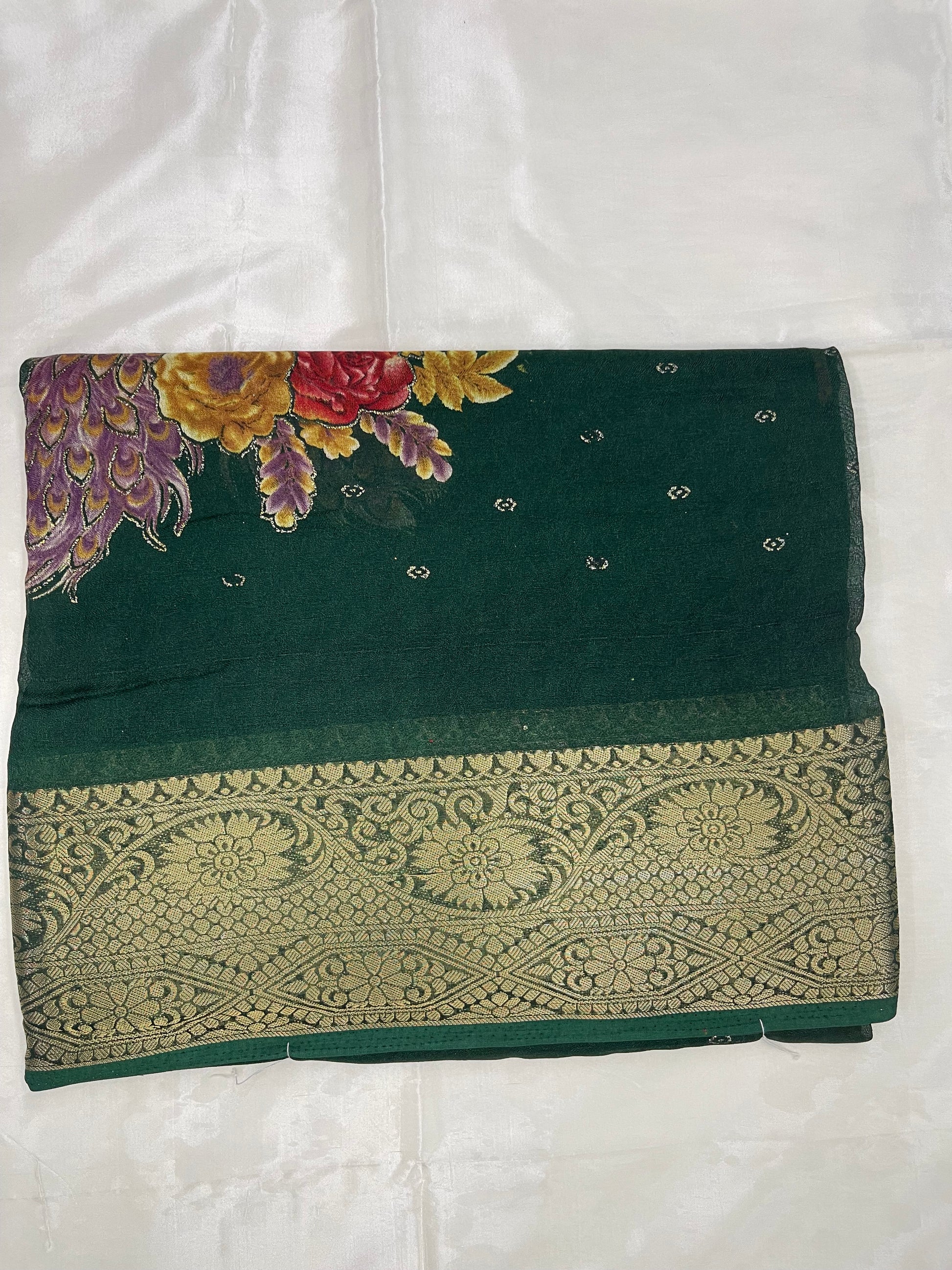 Chinon georgette sarees