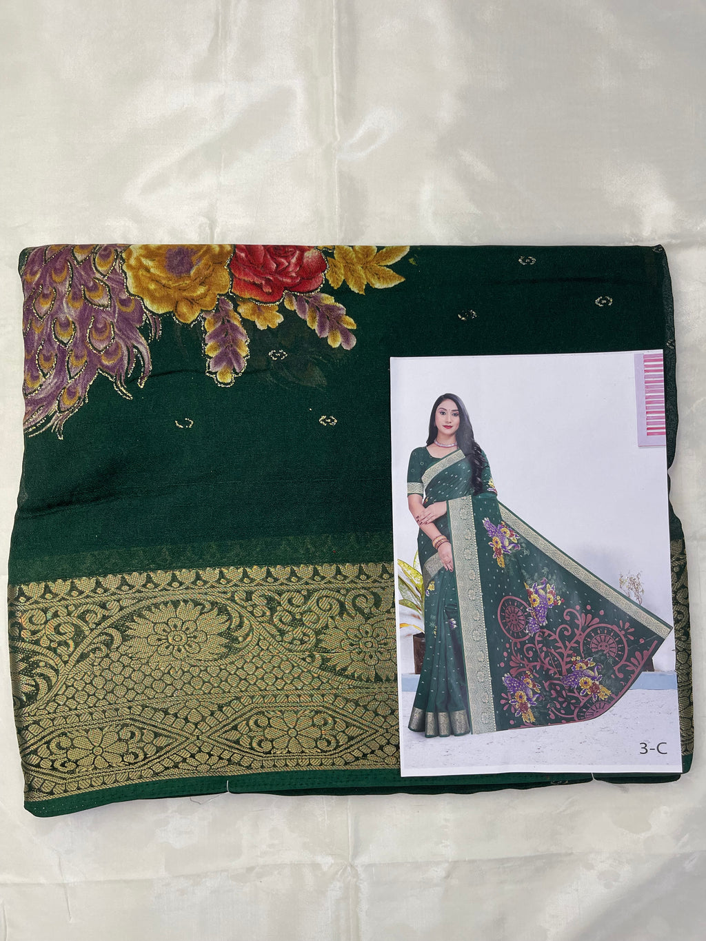 Chinon georgette sarees