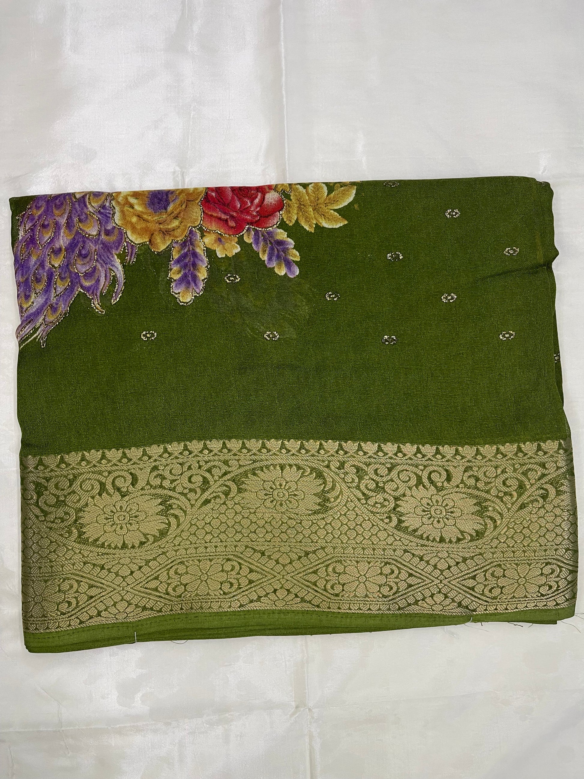 Chinon georgette sarees