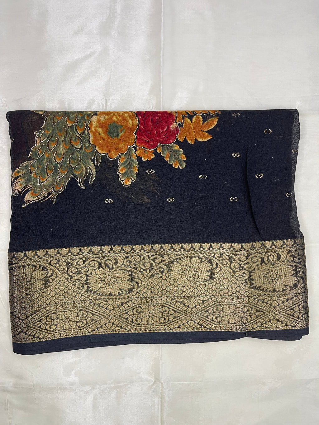 Chinon georgette sarees