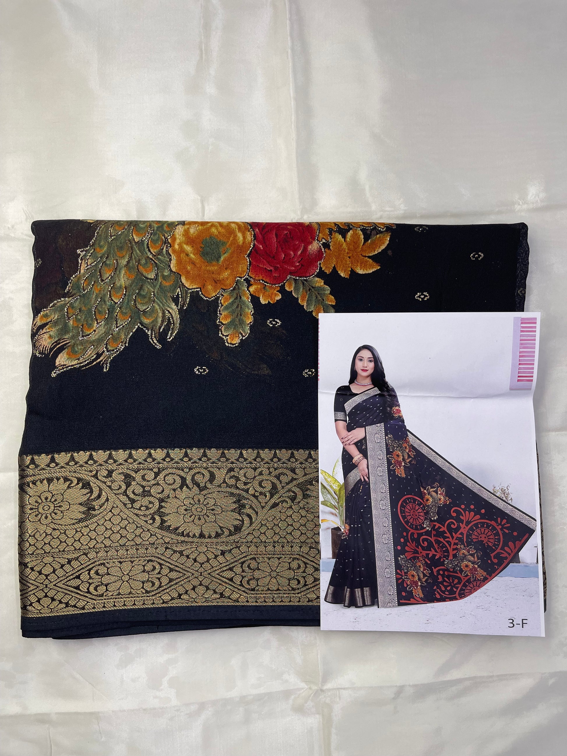 Chinon georgette sarees