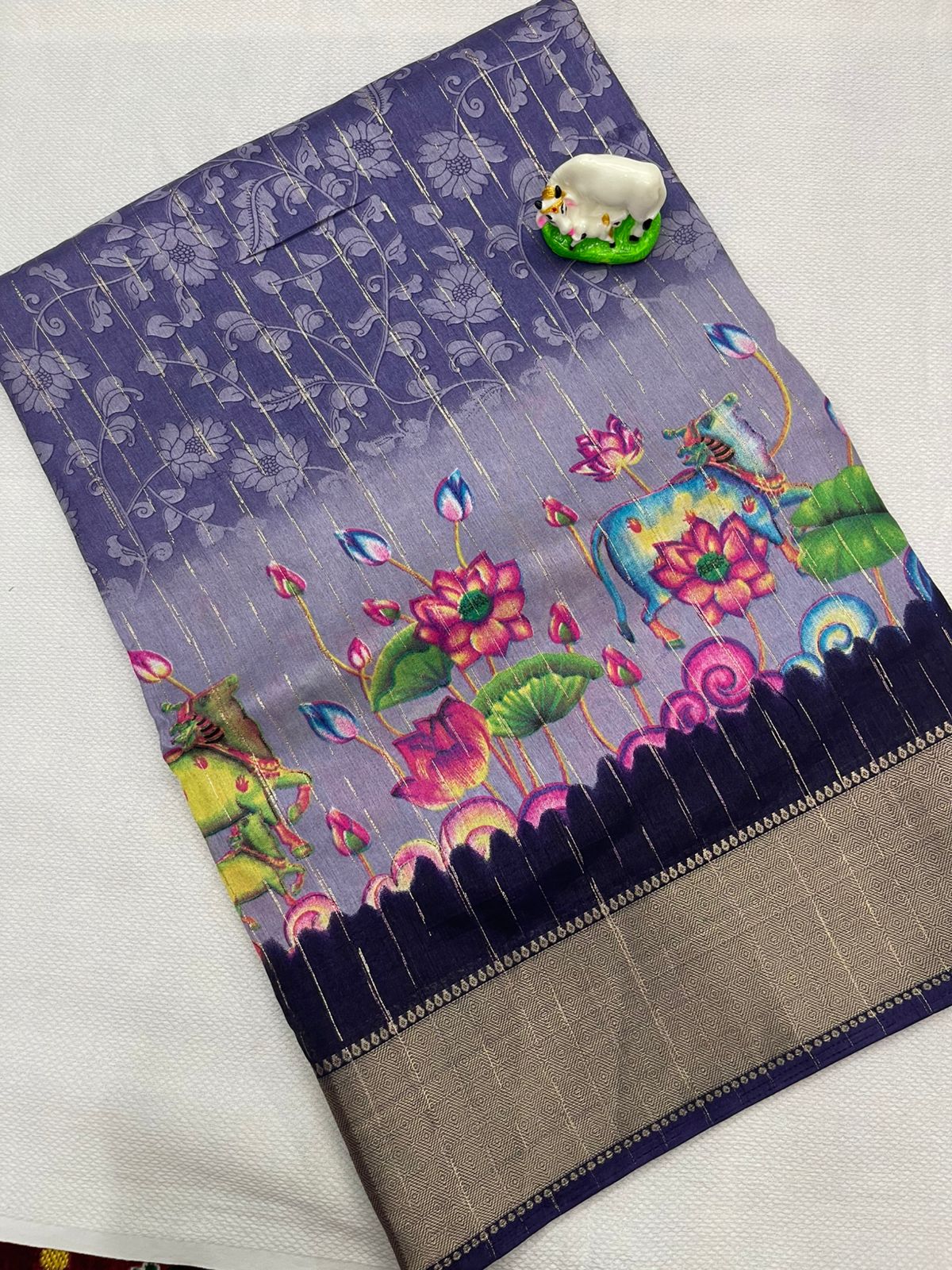 Beautiful Pichwai digital print saree
