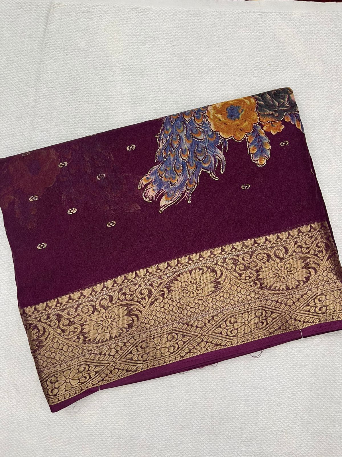Soft georgette Saree
